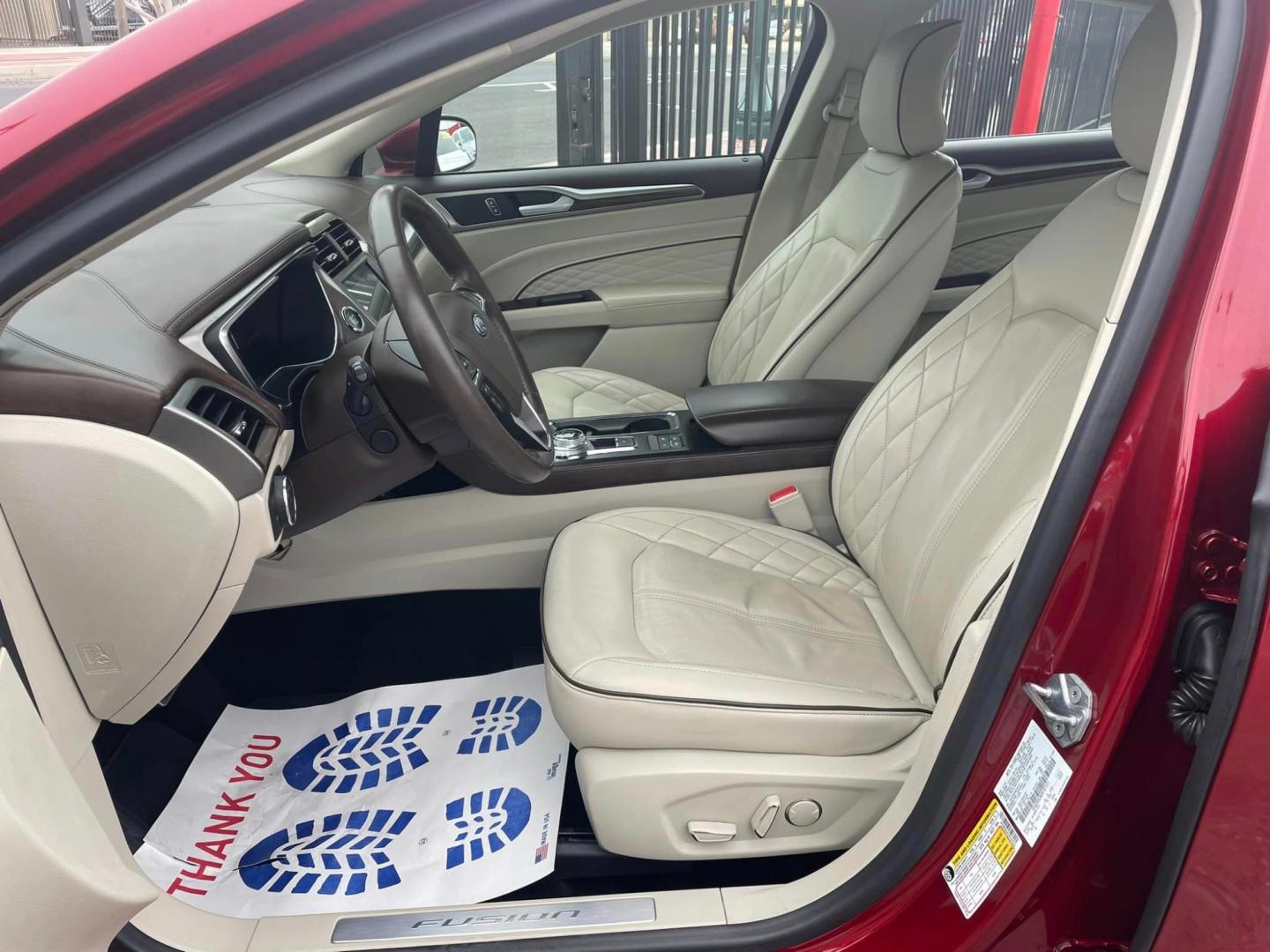 2018 RED /White Gold Ford Fusion Energi (3FA6P0SU8JR) , located at 744 E Miner Ave, Stockton, CA, 95202, (209) 944-5770, 37.956863, -121.282082 - Photo#6